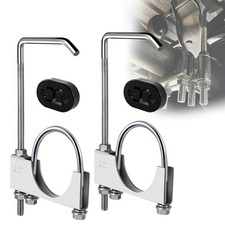 Universal 2.5 Exhaust Hangers Stainless Steel Exhaust Clamp With Hanger Rea...