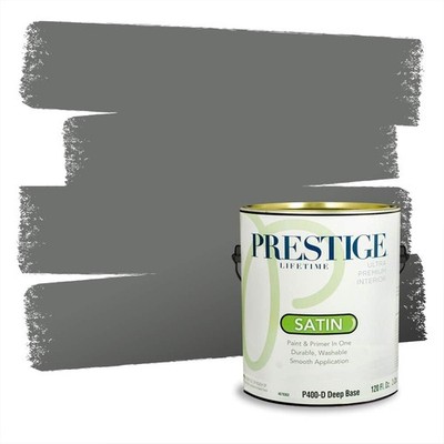 Interior Paint & Primer in One, One-Coat, Satin Finish, Low VOC, 1 Gal