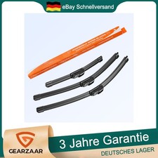 Scheibenwischer kompatibel mit VW Lupo (1998-2003) ABS 3Pcs Front Heckwischer
