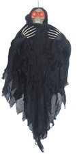 Hanging Light-Up Black Reaper Halloween Decoration