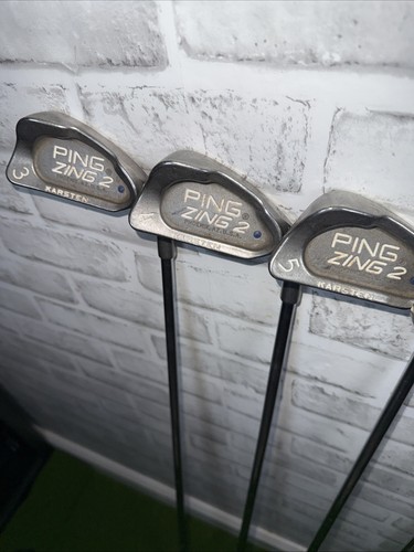 Ping Zing 2 Blue Dot Iron Set 3-SW JZ Stiff Flex Steel Shaft RH - Picture 4 of 6