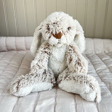 Melissa and Doug Burrow Bunny Soft with Brown Nose Bunny Plush