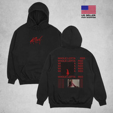 Playboi Carti 'Whole Lotta Red' Hoodie, Playboi Carti Hoodie Reprint