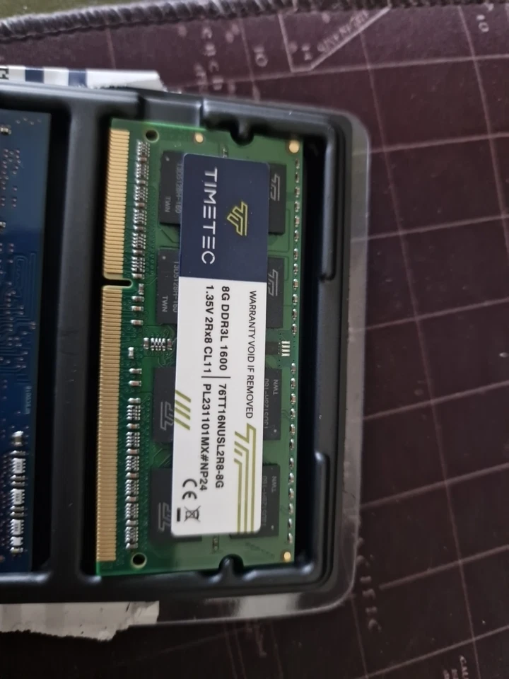 2 × Rams Timetec 8GB DDR3L 1600MHz RAM & SK Hynix 4GB 1Rx8 PC3L-12800S-11-13-B4 - Image 2 of 4