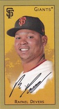 RAFAEL DEVERS TOPPS T205 205 MINI BASE CARD SAN FRANCISCO GIANTS 2025 25