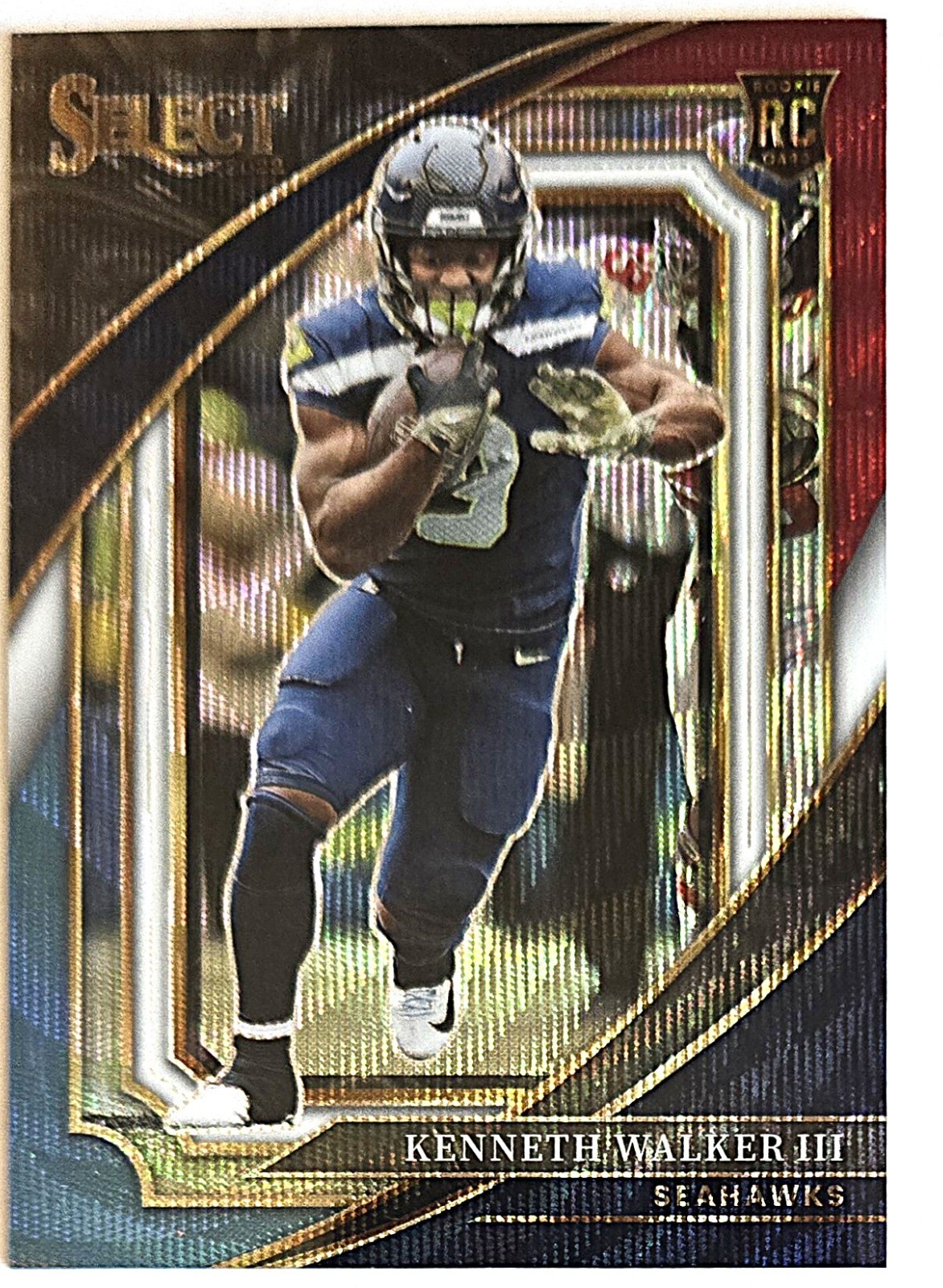 2022 Select Kenneth Walker III Tri Color Suite Level RC #116/149 Prizm Rookie