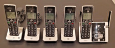 AT T 5 Handset Cordless Phone System w/Answering Machine and Caller ID CL82413 