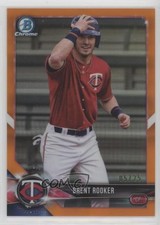 2018 Bowman Chrome Prospects Orange Refractor 5/25 Brent Rooker #BCP166 1u6