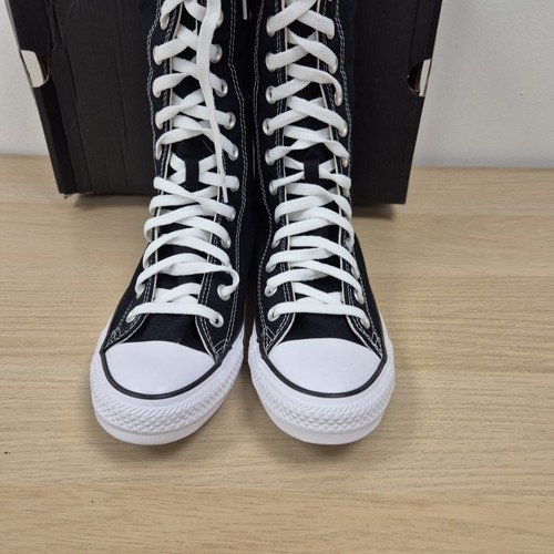 Converse All Star Canvas Sneaker Kniehoch Hoch Schwarz Schuhe Boots UK 6 EU 39 #2 - Bild 3 von 13