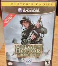 Medal of Honor: Frontline Player's Choice (Nintendo GameCube, 2004) Mint Disc