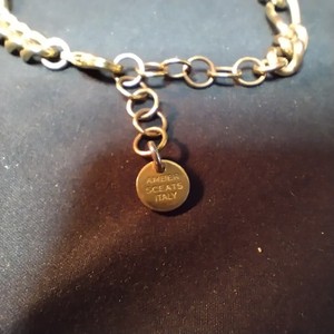Authentic Amber Sceats bracelet Figaro link design gold-plated