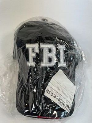 FBI Logo - Black Baseball Cap Hat StrapBack One Size