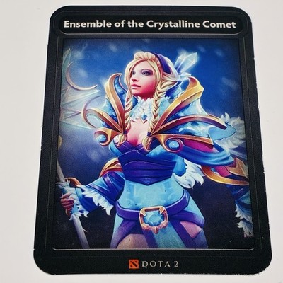 DOTA 2 Trading Card Game Collectible NO CODE Ensemble Of The Crystalline Comet