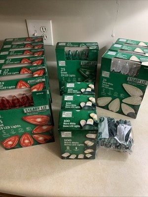 Lot of 14 Home Accents Holiday Christmas Light String Sets