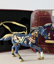 Trail of Painted Ponies Song of Angels Ornament 2010 Horse 4022244 In Orig Tin