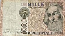 1000 Lire Schein 1982