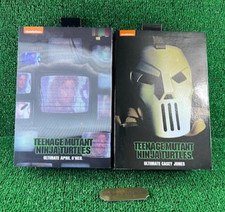 NECA Mutant Ninja Turtles '90 Movie TMNT Ultimate Casey Jones & April O'Neal  2