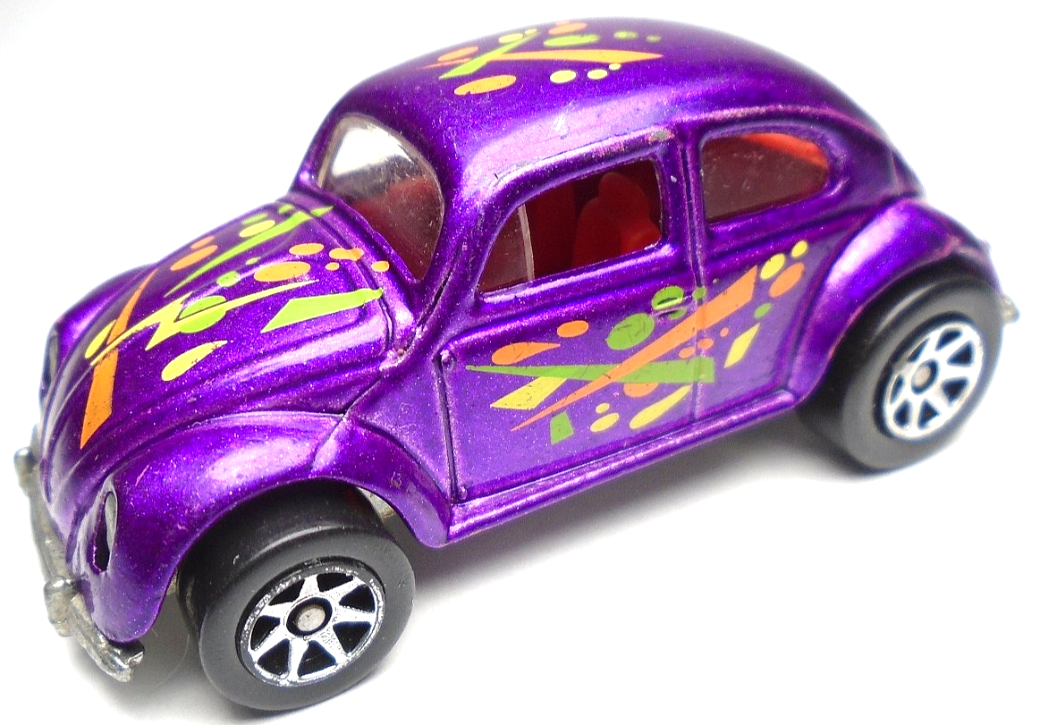 1995 HOT WHEELS VW BUG VOLKSWAGEN BEETLE PURPLE 1:64 DIECAST 2 1/2