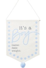 New Baby Announcement Sign, Boy 18 1/2" x 11"