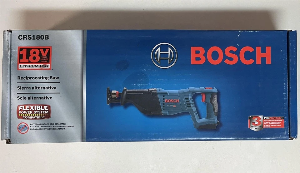 Bosch CRS180B Inalámbrico 18V SIERRA RECÍPROCA Herramienta Desnuda Foto 2 de 3