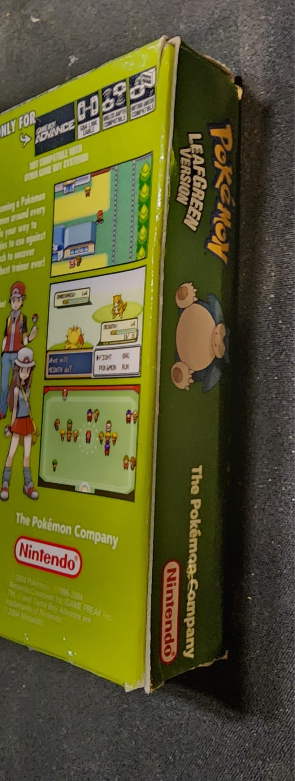 Pokemon: Leaf Green Version CIB with Adapter and Manuels