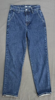 Old Navy Sky Hi Straight Jeans Extra High size 0 Secret Slim Pockets