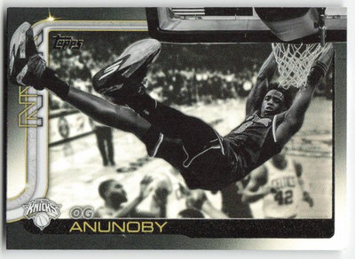 #ad 2025 26 Topps Black Friday #15 OG Anunoby Blackout $2.99