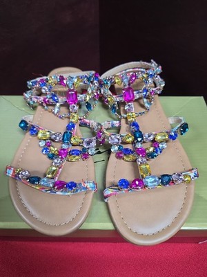 Thalia Sodi Jenesis Embellished Gladiator Sandals