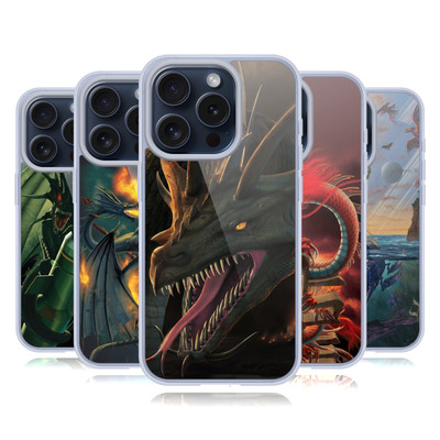 OFFIZIELLE VINCENT HIE DRACHEN SOFT GEL HANDYHÜLLE FÜR APPLE iPHONE HANDYS
