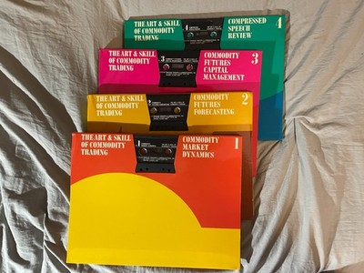 The Art & Skill of Commodity Trading Book & Cassette Tape 4 Part Set 1973 Vtg