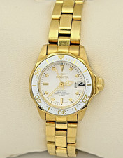 Orologio Invicta Pro Diver 21534 in acciaio inox tono oro con quadrante bianco