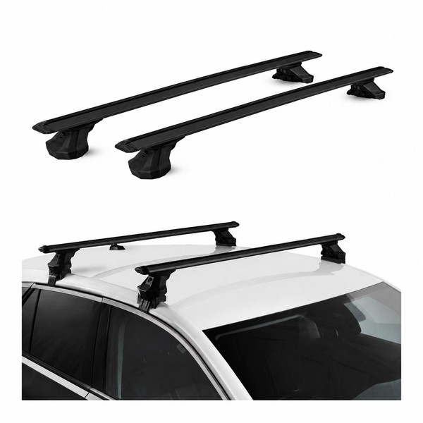 DachträGer FüR CitroëN C4 Picasso 2013-2018 Aluminium 2 StüCk 75 Kg TÜV Schwarz-image