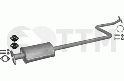 Silencieux avant Nissan Micra réduisant le bruit moteur pour 1.0 et 1.4