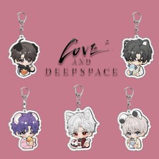 Love and Deepspace Keychain   Acrylic Anime Bag Charm  Cartoon Pendant Cosplay