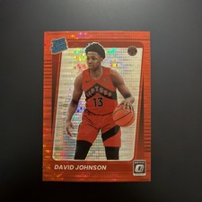2021-22 Donruss Optic David Johnson Choice Red Pulsar Rated Rookie 193
