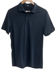 Lululemon Men  s Navy Blue Evolution Pique Polo Shirt Size Small