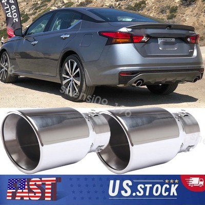 38-76mm Straight Exhaust Pipes Car Rear Throat Muffler For Nissan Altima ARIYA