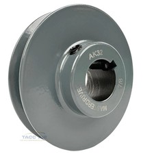 AK32-7/8 Cast Iron 3.25" Single Groove Pulley A Section V Belt 4L 7/8 Shaft Bore