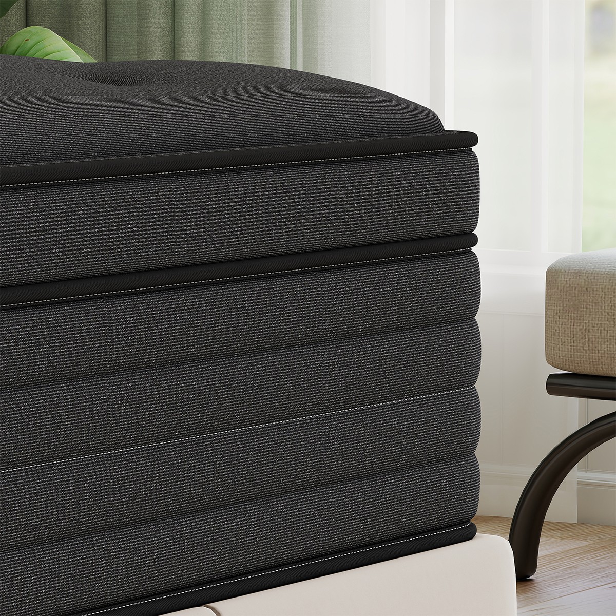 6"8"12"14" Gel Memory Foam Hybrid Spring Mattress Twin Full Queen King In A Box