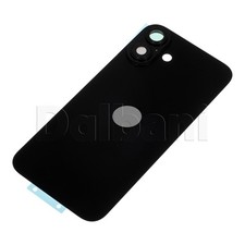 For Apple iPhone 16 Plus Back Glass Cover Replacement Battery Cover Black
