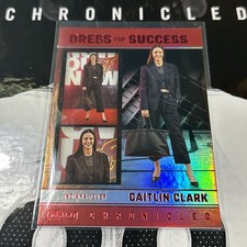 Caitlin Clark 2025 Panini Chronicled Holo Red Foil Dress For Success #62 🔥🔥