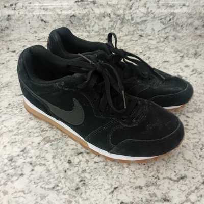 Nike MD Runner 2 SE Women's Sneakers Black Suede Size 7 Running Shoes