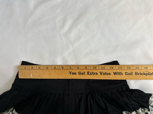 Unbranded Custom Made Black And White Print Skirt Size Small - Picture 7 of 7