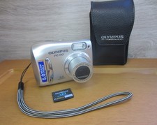 Olympus FE-110 5.0Mp 3x Optical Zoom Digital Camera Memory Card Silver Working