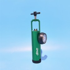Drive Medical 18302GDEL Oxygen Regulator 0-15 LPM CGA 870 DISS Outlet