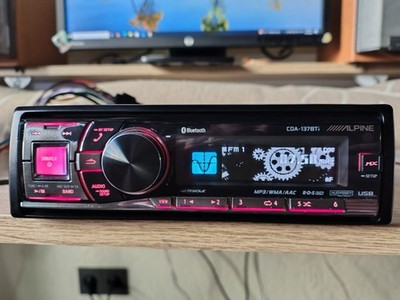 Alpine CDA-137BTi Car Stereo Mobile Media Station Fully Working 4V pre out!!!