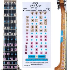 Fantastic Finger Guide for Ukulele Fretboard Fingerboard Stickers for