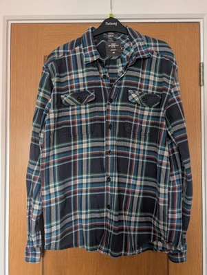 Men's h&m blue check shirt size large - Image 1 of 4