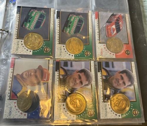 1997 Pinnacle Mint Limited Edition Nascar Racing Binder Of Coins - Picture 7 of 11