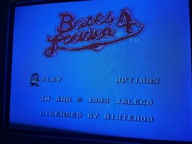 Bases Loaded 4 (Nintendo , 1993) NES Cart Only - Authentic - Clean Label TESTED